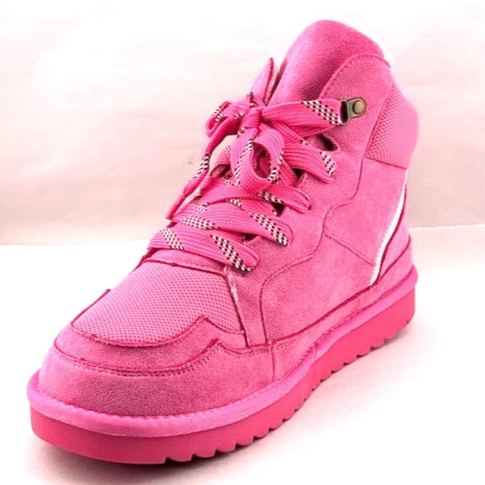 Robbin Girl Women's Melika Pink Furry Boots Sz 11 NIB